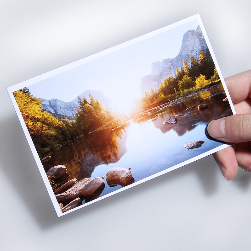 Papel fotográfico 3R, 4R, 5R, 100 hojas para impresora de inyección de tinta, papel de impresión con revestimiento fotográfico de alto brillo