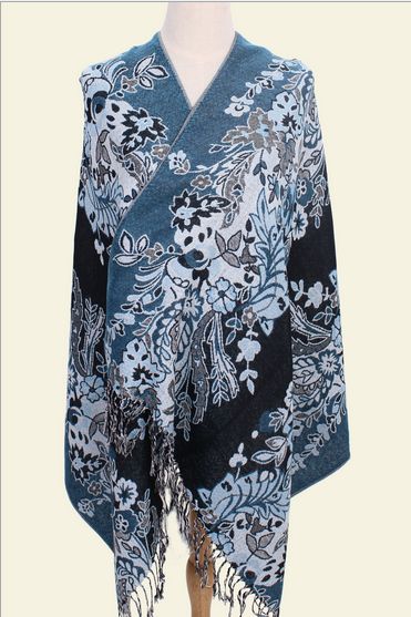 Runmeifa langt plaid tørklæde kvinder vinter print tørklæder sjaler wrap pashmina tørklæde varm cashmere kvinde stole tørklæder 190 x 70cm: 1