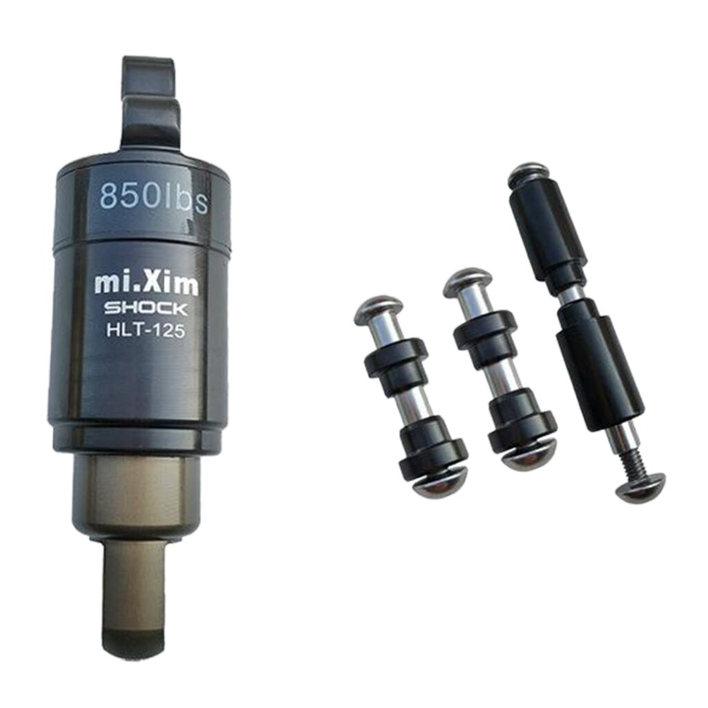 Lightweight Mountain Bike Rear Shock Deluxe MTB Folding Bicycle Soft Tail Rear Suspensions with 3 Sets Bushing Shim Adapters