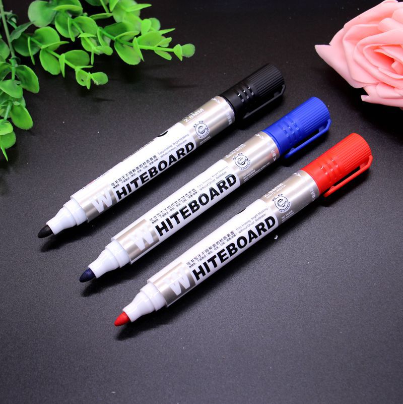 CHINA Supplier Dry and wet erased Whiteboard Marker Pen with 2.8mm Bullet Tip refillable whiteboard pen