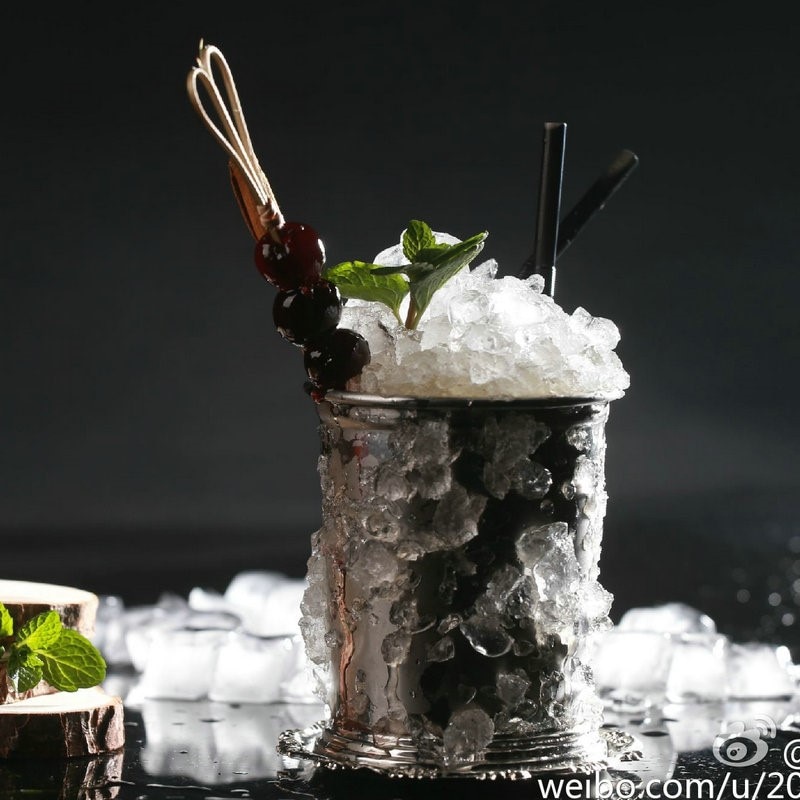 Rostfritt stål 350ml cocktailmugg blandade drinkar mojito mint julep cup whisky öl mugg bartillbehör