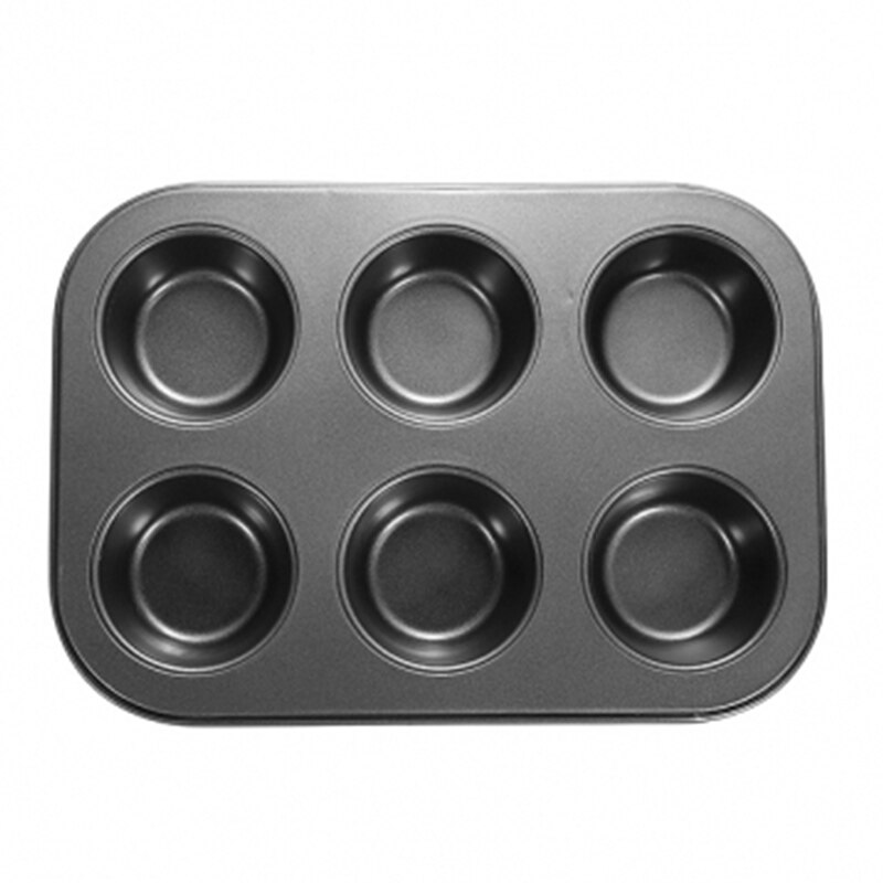 6/12Holes Square Cupcake Pan Mini Muffin Tray Cupcake Mold Muffin Pan Carbon Steel Baking Pan Non Stick Bakeware Biscuit Pan ZXH