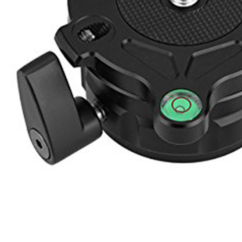 KINGJOY LB-60 69mm Schnelle Einstellbar Nivellierung Basis Panning Ebene Mit Offset Wasserwaage Für Alle Stative Mit 1/4 gewinde