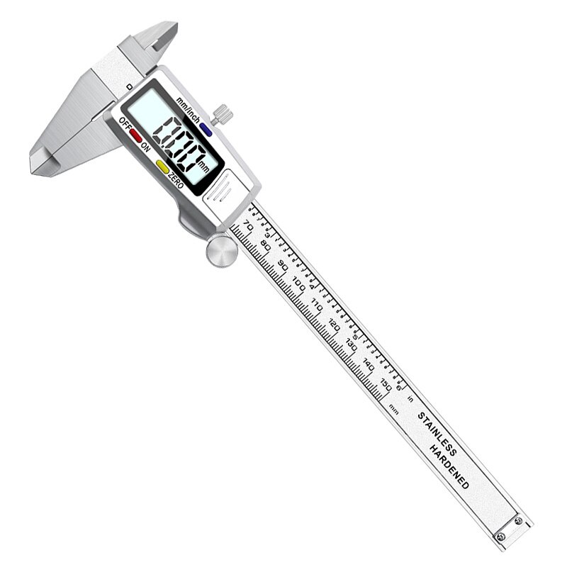 6 inch 0-150mm stainless steel electronic digital vernier caliper measuring accuracy micrometer: Calipers