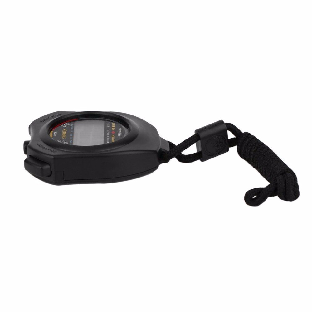 1pcs Stopwatch Chronograph Handheld Digital LCD Sports Counter Timer with Strap Worldwide