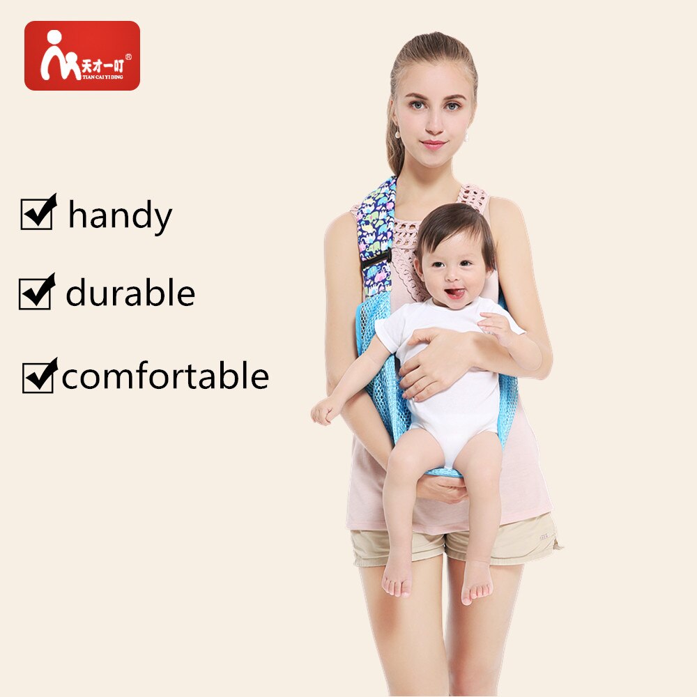 Ademende draagzak zomer mesh-stijl baby wikkel wieg rugzak moeder borstvoedingshoes multifunctionele draagzak heupdrager 0-24m