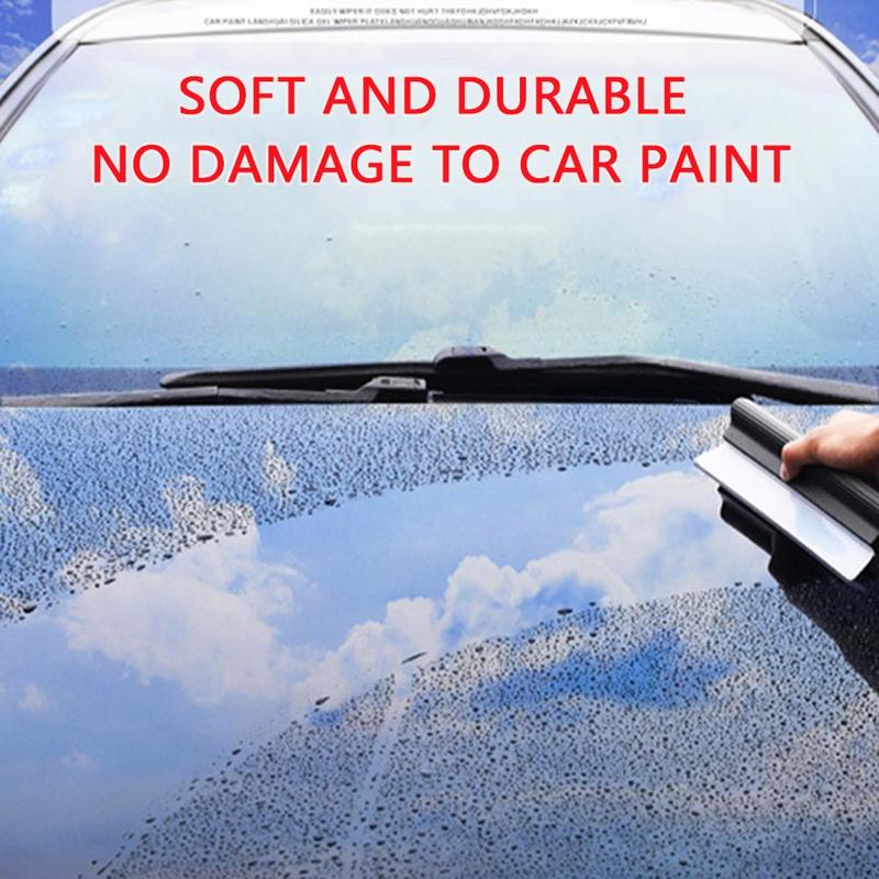 Limpiaparabrisas de silicona blanda para coche, 1 Uds., limpiaparabrisas de limpieza, herramientas de lavado, rascador de agua para coche F2L5