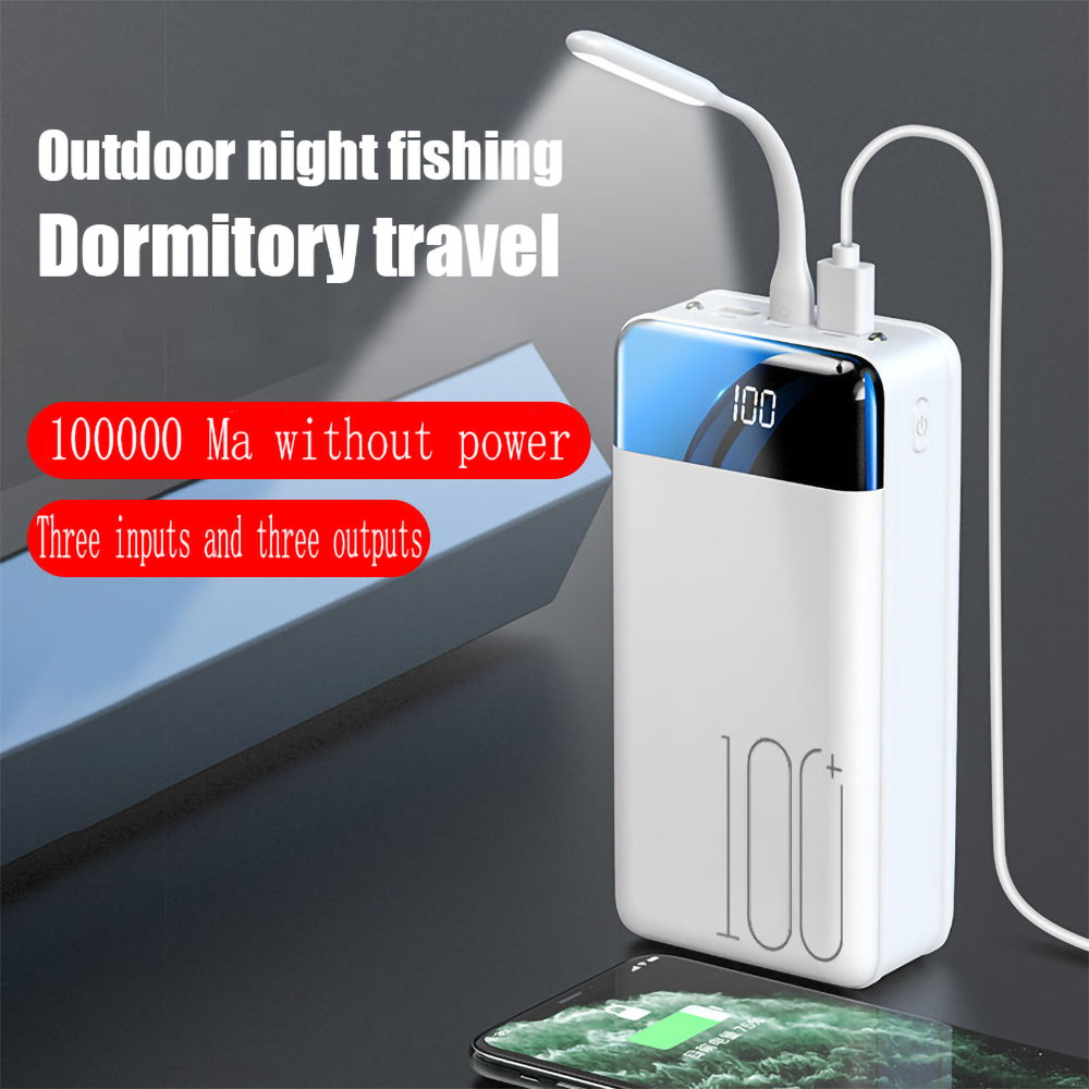 enhanced fast charging 100000mAh power pack high-capacity mobile power universal 5v3a fast charging