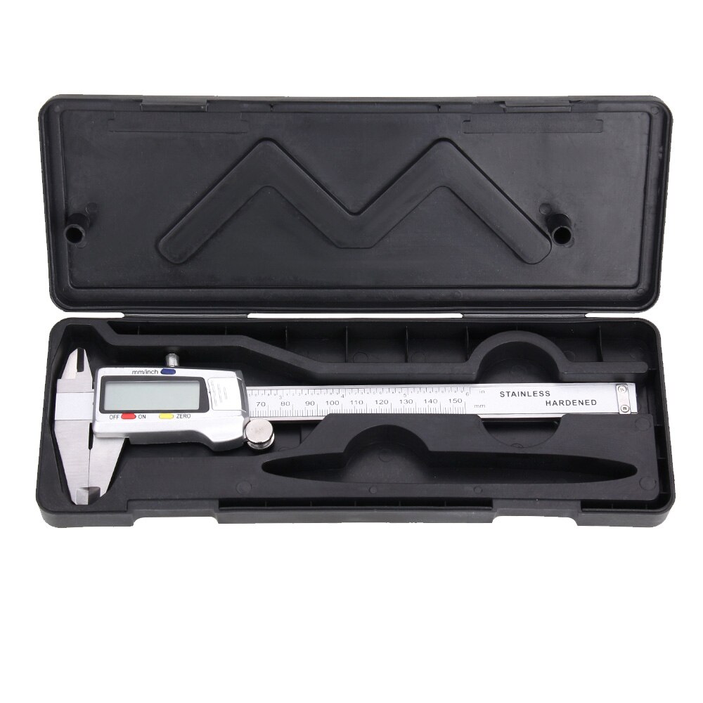 Stainless Steel Electronic Digital Vernier Calipers Digital Metal Calipers 6 Inch 150mm Micrometer Measuring Tools Digital Ruler