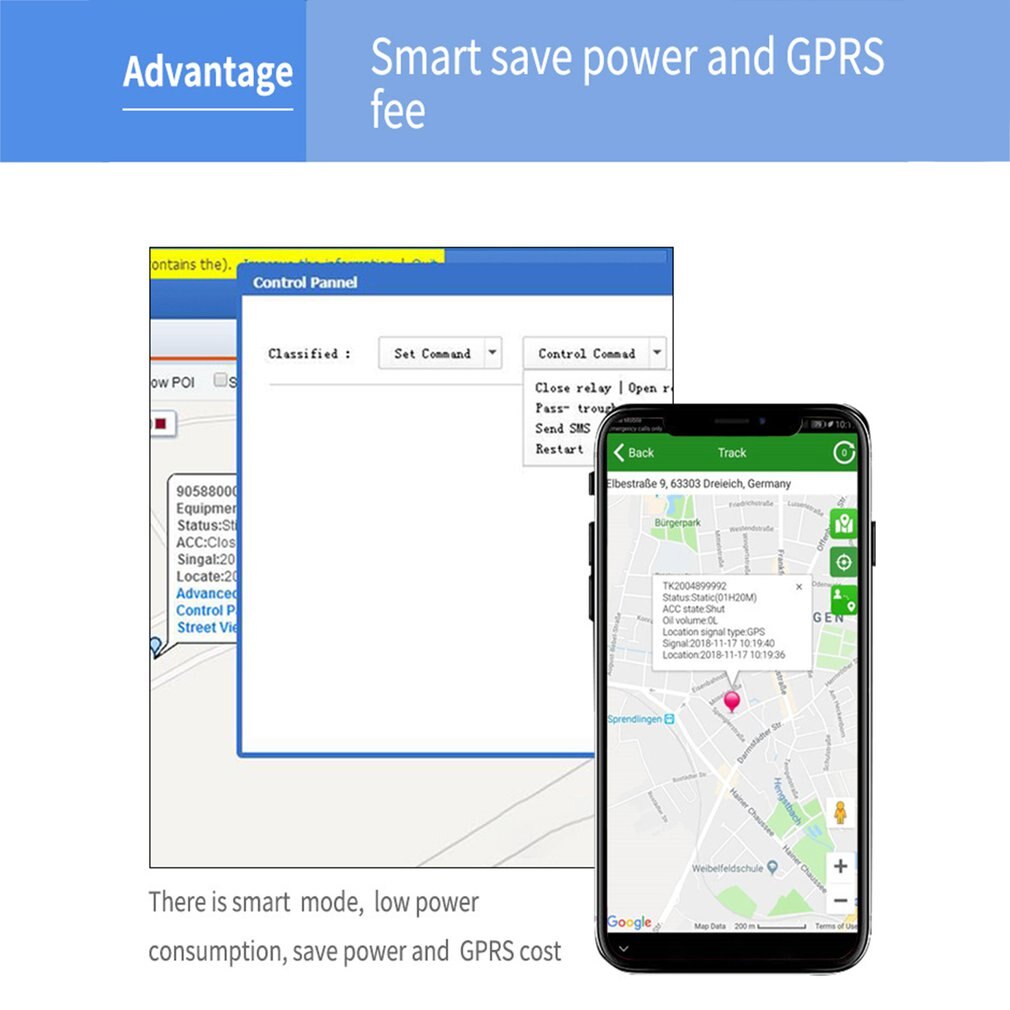 TK306 OBD Car GPS Location Tracker Mini Portable GPS Locator Real Time Truck Tracking Device Car Tracking Locator