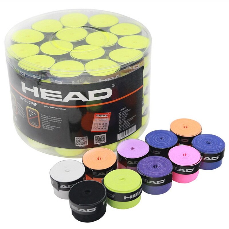 10 Pcs Original HEAD Tennis Overgrip Tennis Racket PU Tenis Sweatband antivibrador Grip Padel Tenis Raquete Padel Tennis Grip 10