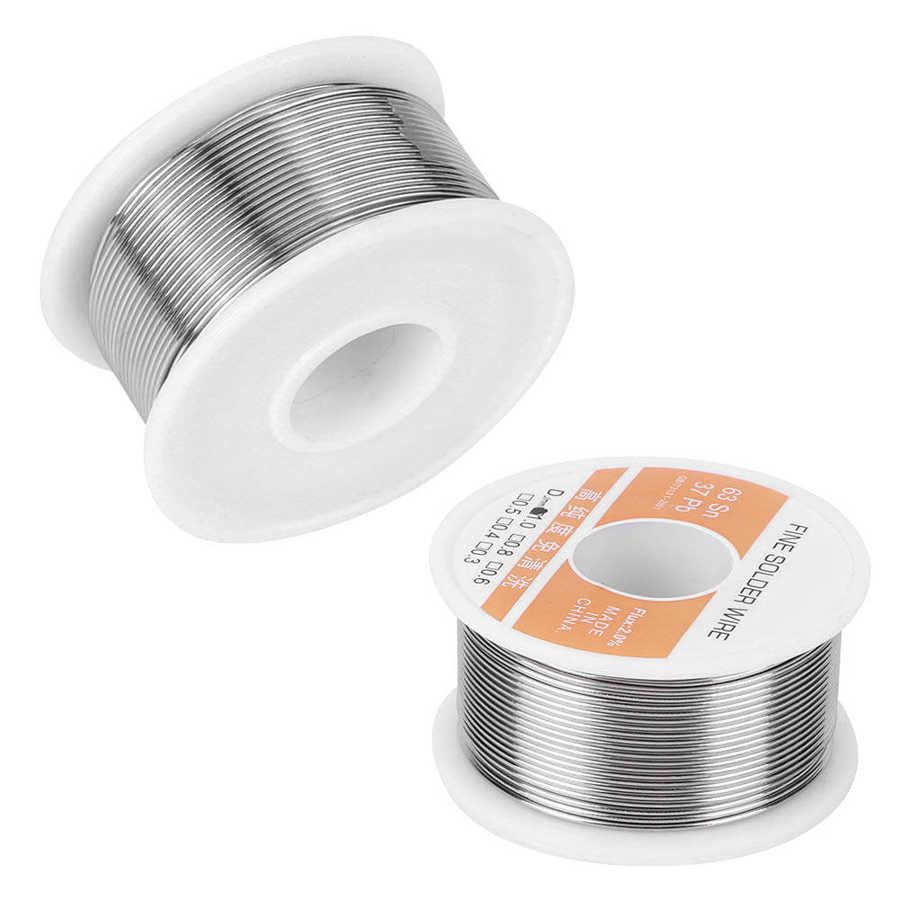 Zinn Draht Enthält Fluss Keine Reinigung Lötkolben Schweißen Zubehör 1.0/0,6mm für Elektrische Lot Draht