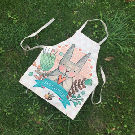 Kingdergarten schort keukenschort voor kids tekening schort kinderen schort voor schilderen: style 6