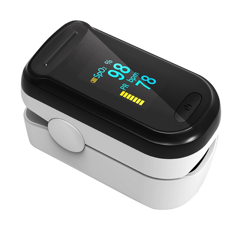 Digital OLED Pulse Oximeter SPO2 PR Monitor Heart Rate Finger Blood Oxygen Saturation Meter Saturometer Measuring: black