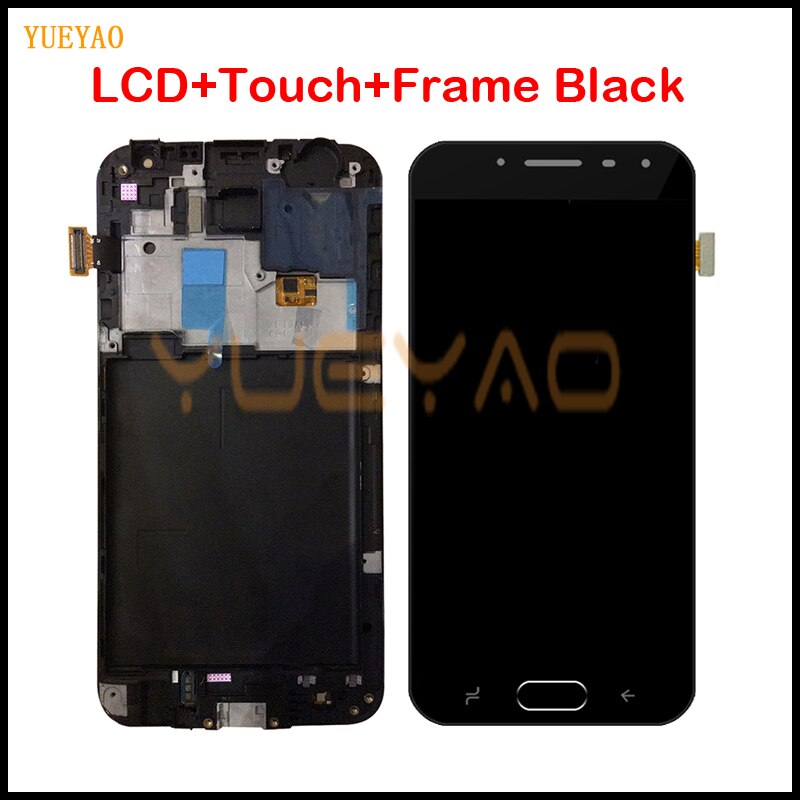 J400 LCD for Samsung Galaxy J4 J400F Display SM-J400F/H/P/M/G/DS Touch Screen Digitizer Assembly Replacement Frame: LCD WithFrame Black