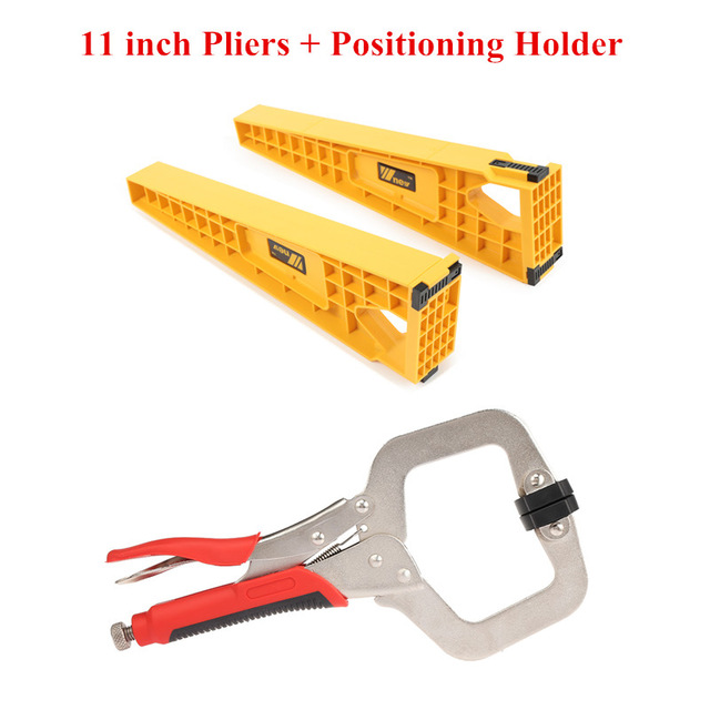 2pcs Drawer Track Installation Jig Auxiliary Positioning Holder Locking Pliers Drawer Slide Mounting Cabinet Hardware Tools: Holder and Pliers