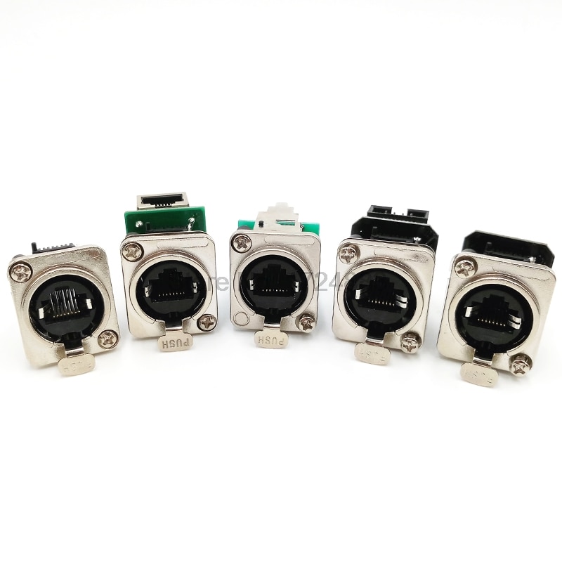 rj45 socket connections Coupler rj45 panel mount jack 8p8c waterproof socket ne8fdp ne8fde bend right angle network connector