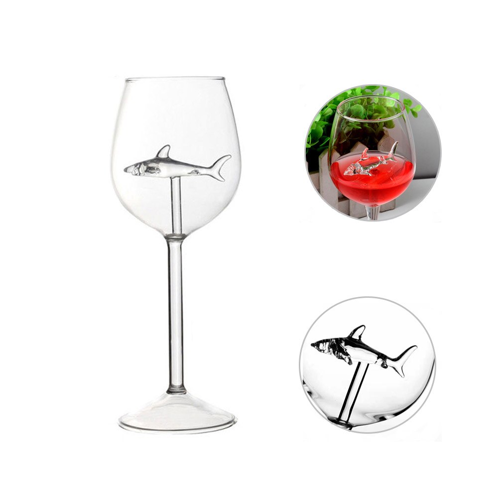 1pc rødvinsglas europæisk glaskop krystalglas hajkop vinflaske glas højhæls haj rødvinkop bryllupsfest