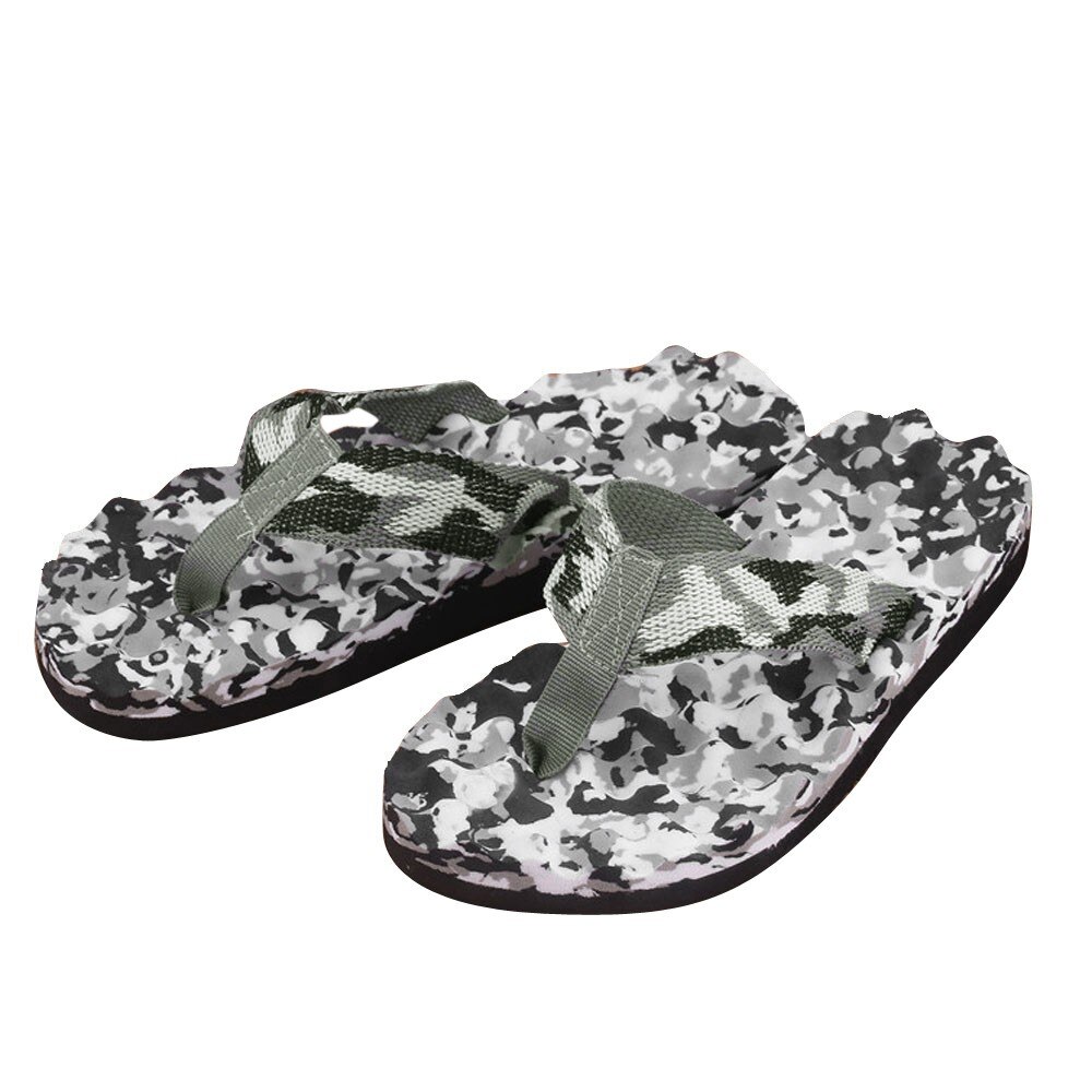 Casual Mannen Schoenen Slippers Strand Schoenen Mannen Zomer Camouflage Slippers Schoenen Sandalen Slipper Indoor Outdoor Flip-Flops Schoeisel: Black / 40