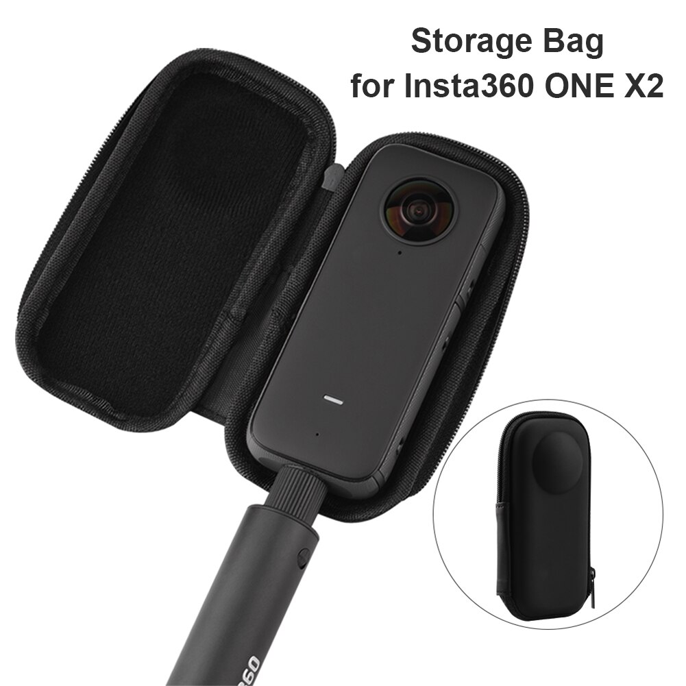 Hartschalenkoffer, wasserdichte aufbewahrungstasche und schutzhülle für insta 360 one  x2 bluetooth-lautsprecher und eva-kamerazubehör
