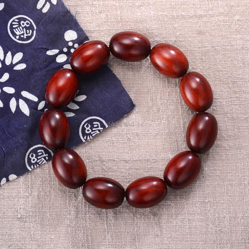 Lobulair Palissander Jujube Bead Jujube Vorm Vat Bead Hand String Armband Kralen Rozenkrans Kralen 1.5*20