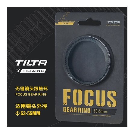 Tilta Tiltaing Seamless Focus Gear Ring 360 ° Rotation Silent Follow Focus Ring For SLR DSLR Camera Accessorie: 53-55mm