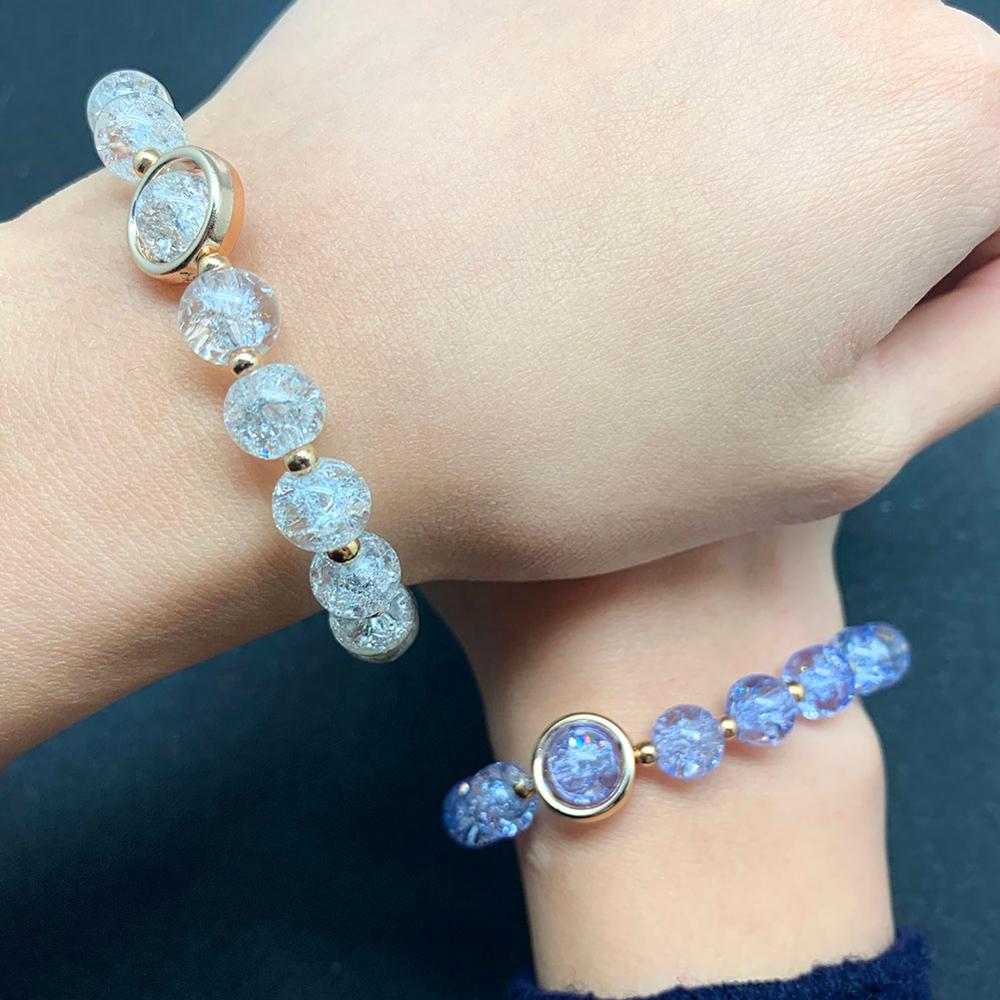 Bohemian Handmade Blume Form Lange Quaste Glas Armband Seld Baumeln Sets Frauen Multi Farbe Armbänder Schmuck Weihnachten