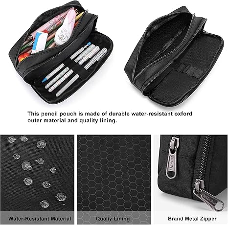 Large Capacity Pencil Case Back to School Supplies Pencil Pouch Aesthetic Pen Bag Office Stationery Organizer Multifunctional