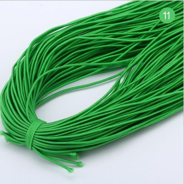 1mm Colorful High-Elastic Round Elastic Band Round Elastic Rope Rubber Band Elastic Line DIY Sewing Jewelry Accessories 9yards: Antique Zinc