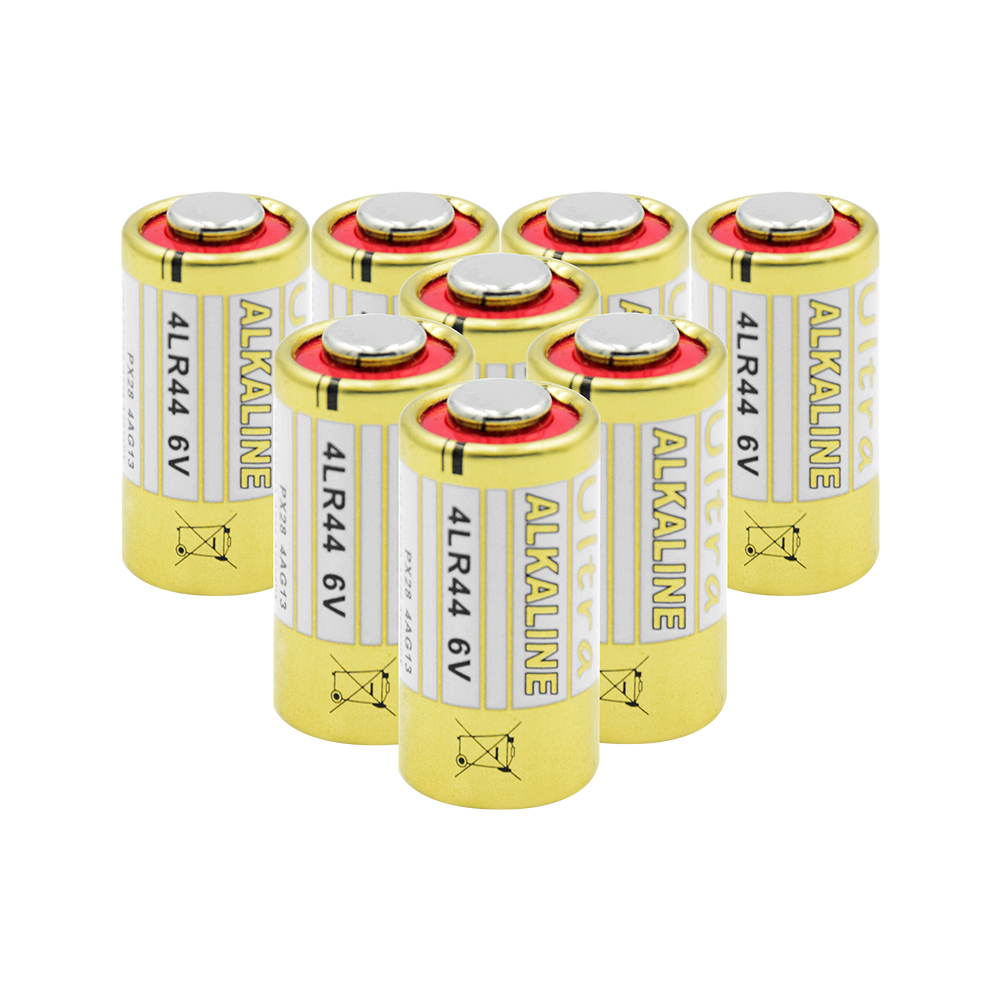 8pcs/pack 4LR44 6V Dry Alkaline Battery For Car Key Fob Dog Collar Digital Scales 476A 4G13 GP476 K28 V28 PX28AB L1325 1406LC