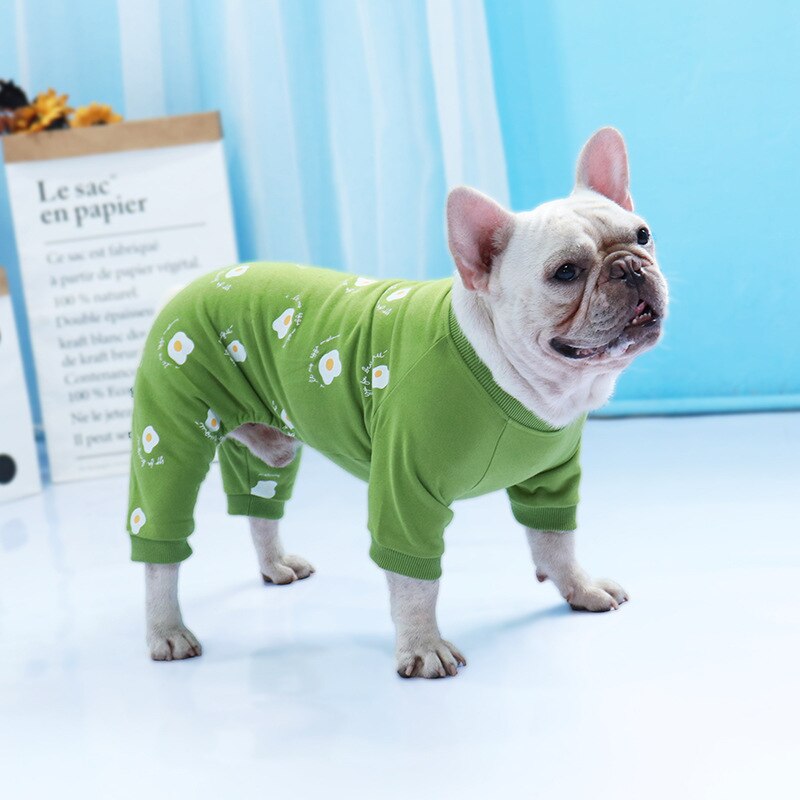 Ropa de Bulldog Francés, mono cálido de invierno para perro, pijamas para mascotas, abrigo grueso para perro grande, S-3XL, Sudadera con capucha en 3 colores