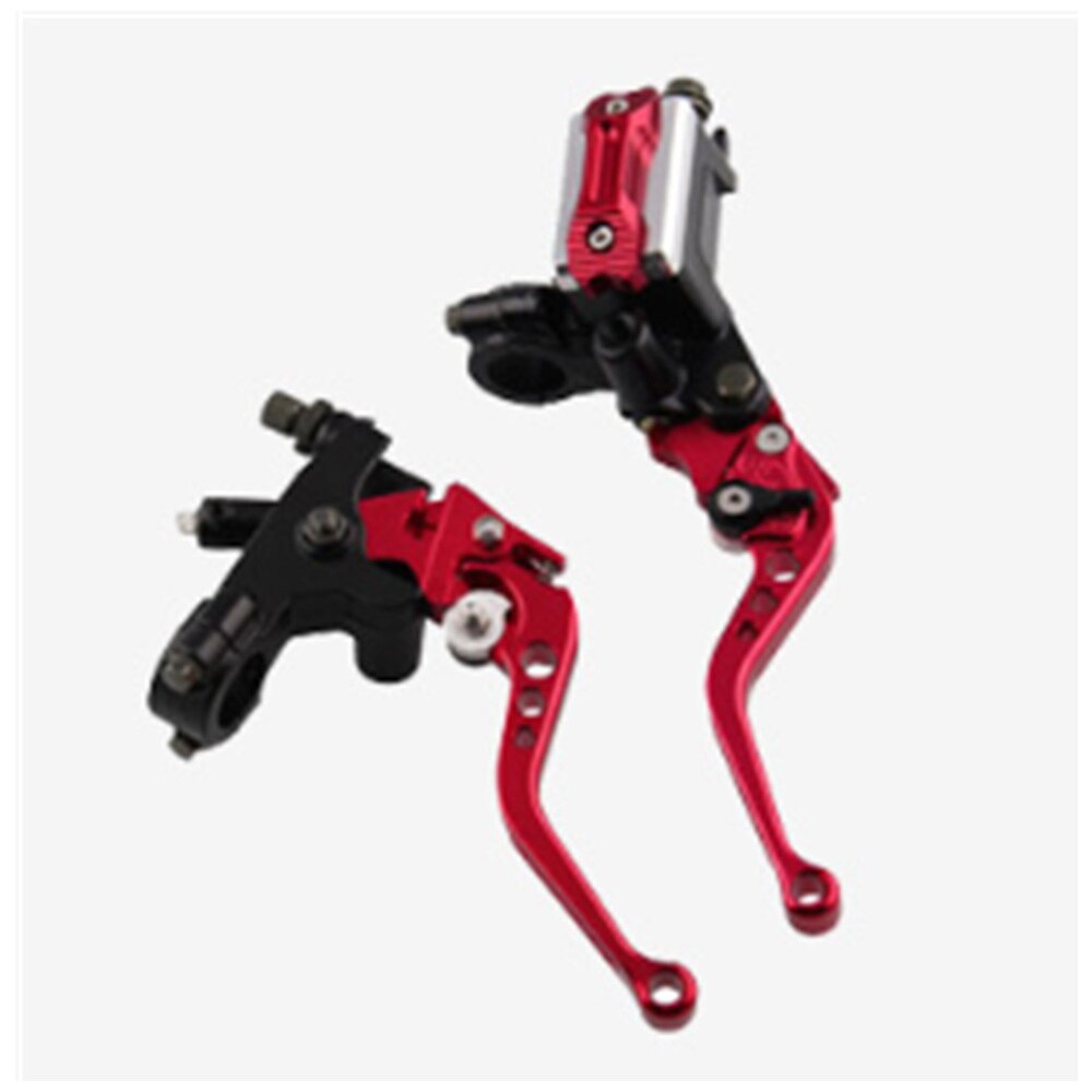 2pcs Universal motorcycle modified hand brake, brake clutch assembly, hydraulic mirror seat hand brake