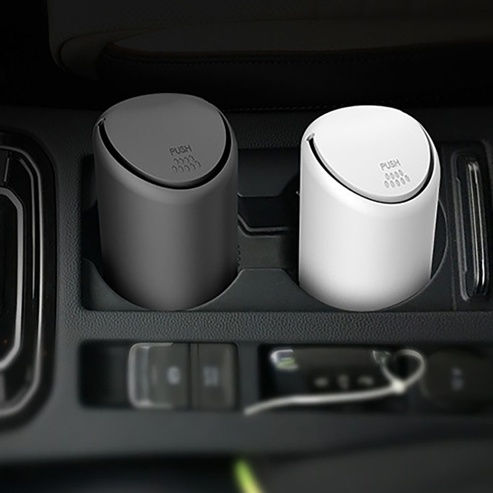 1Pc Car Prullenbak Kan Mini Auto Dust Organizer Auto Interieur Vuilniszak Vuilnis Container Opbergdoos Emmer Auto accessoires