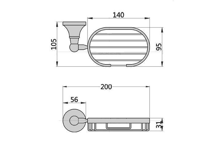 Black bathroom brass Soap Dishes /soap holder Wall mounted Bathroom accessories JM-F68
