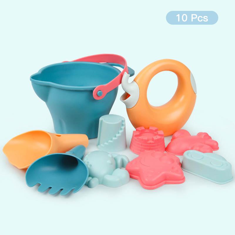 Juguetes para los niños de 5-14 Uds playa del bebé juego de juguete de los niños Set de caja de arena Kit de juguetes de verano para juego de playa de agua de arena jugar carro