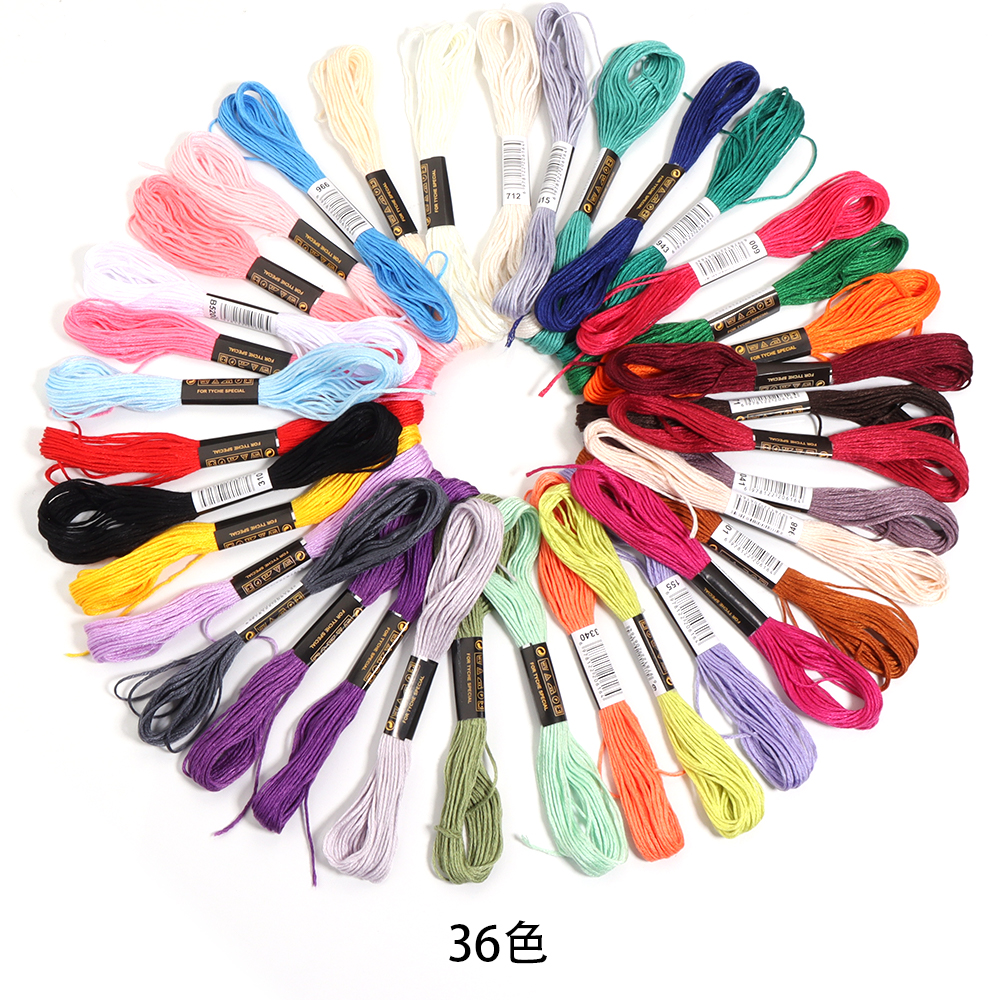 12/36/50/100/200/447 Anchor Similar DMC Cross Stitch Cotton Embroidery Thread Floss Sewing Skeins Craft Not Repeat Cross Stitch: Silver