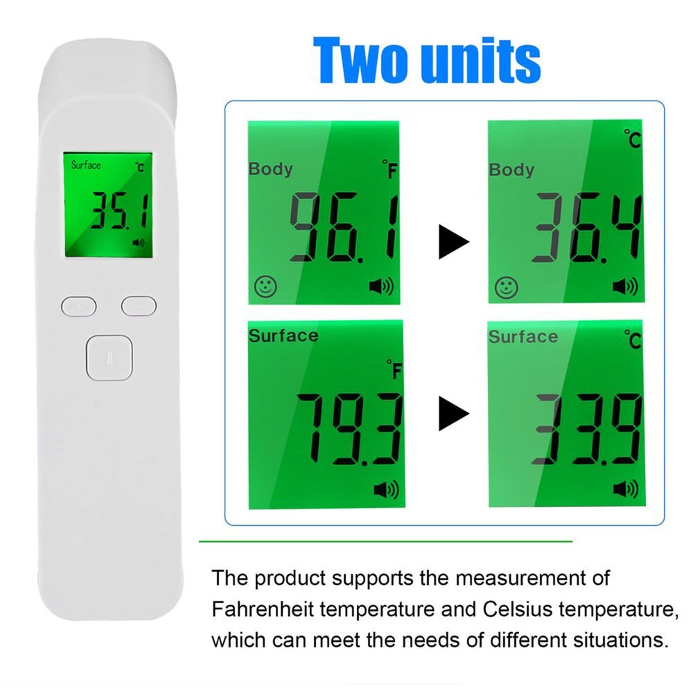 No-touch pande termometer, infrarød voksen termometer til voksne og børn, digitalt infrarødt termometer, baby termometer