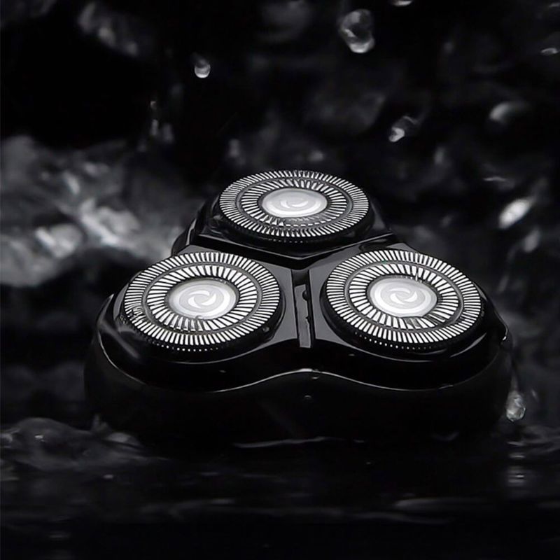 3D flottant rasoir électrique 3 tête rotatif lavable rasoir hommes barbe rasage tondeuse USB charge sans fil Machine