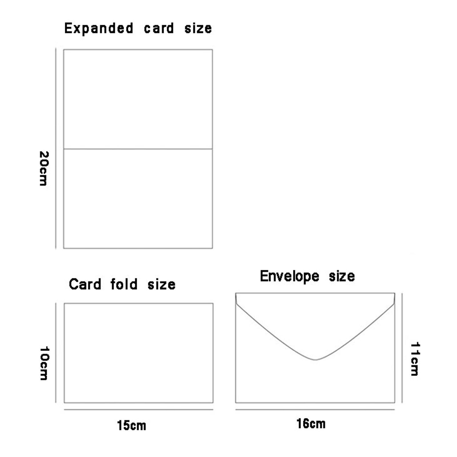 Solid Greeting Card Envelopes Romantic Birthday Thank Greatly Helps To Add Festive Color To The Atmosphere