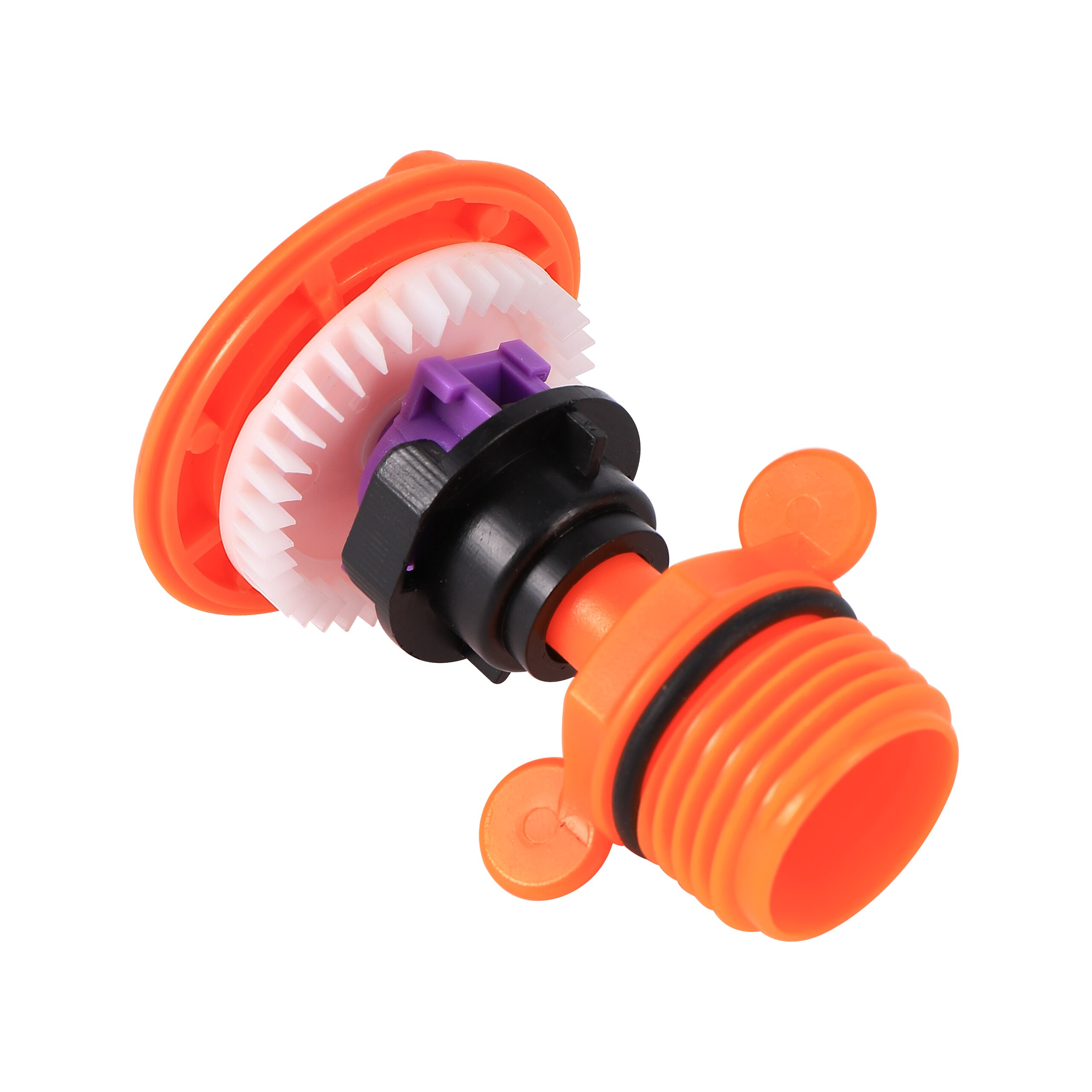 Arroseur d'arrosage de jardin à filetage mâle 1/2" 360 ° Buse d'irrigation rotative pour champ de fleurs de pelouse, arroseur rotatif oscillant