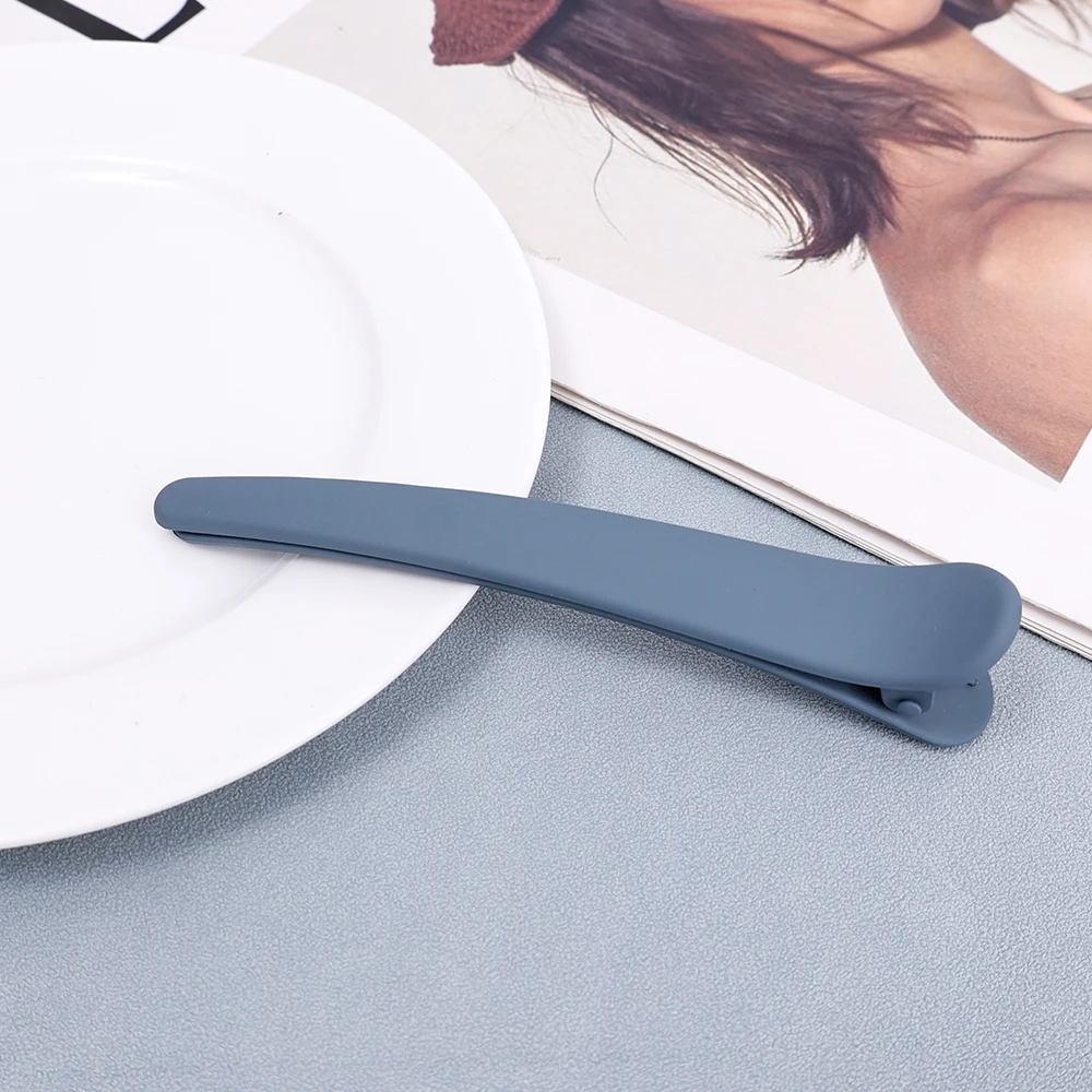 5 uds Clips de maquillaje niñas Clip de boca de pato mujeres Clip de pelo de plástico horquilla accesorios para el cabello abrazadera de sección peluquería: Oro