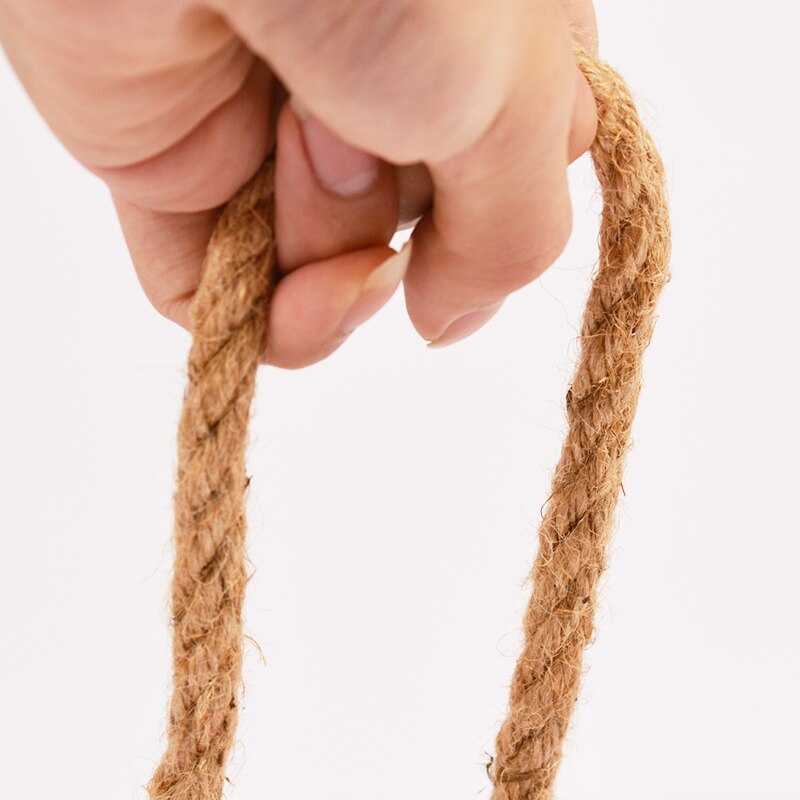 10mm 3-50m duurzaam gevlochten jute touw natuurlijk hennep touw decoratie kat huisdier krabben huis kunst decoratie doe-het-zelf handgemaakte accessoires