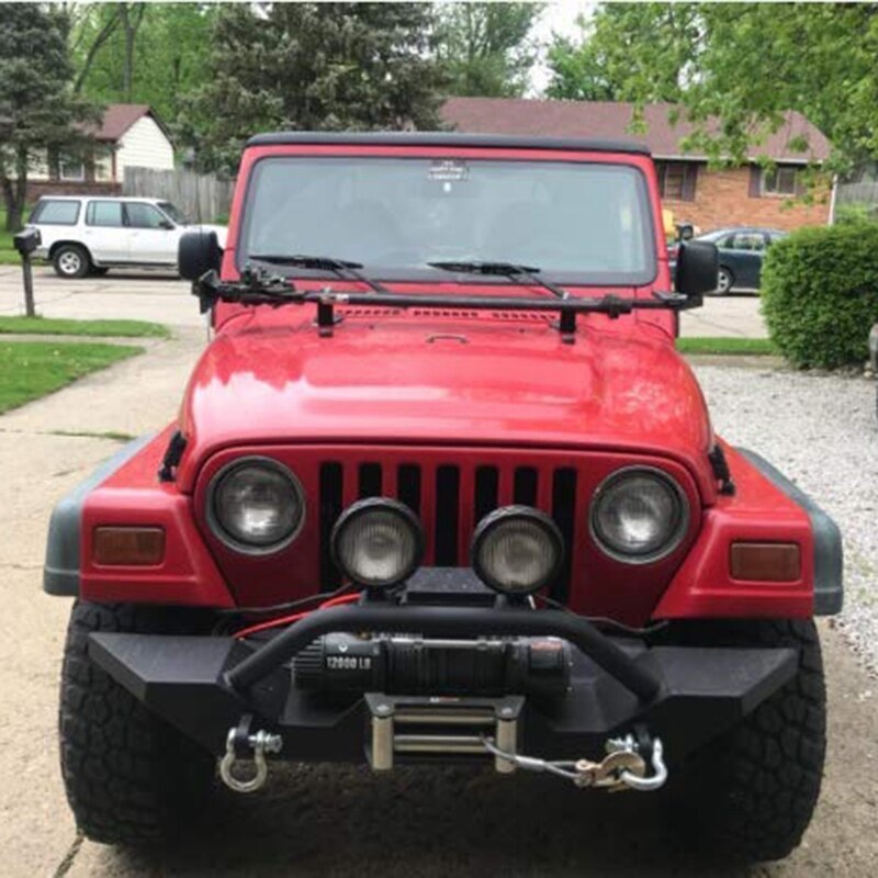 Support de capot de montage de charnière de bâti de cric de levage élevé pour Jeep Wrangler CJ 1944-1986 / YJ 1987-1995 / TJ 1997-2006 (paire
