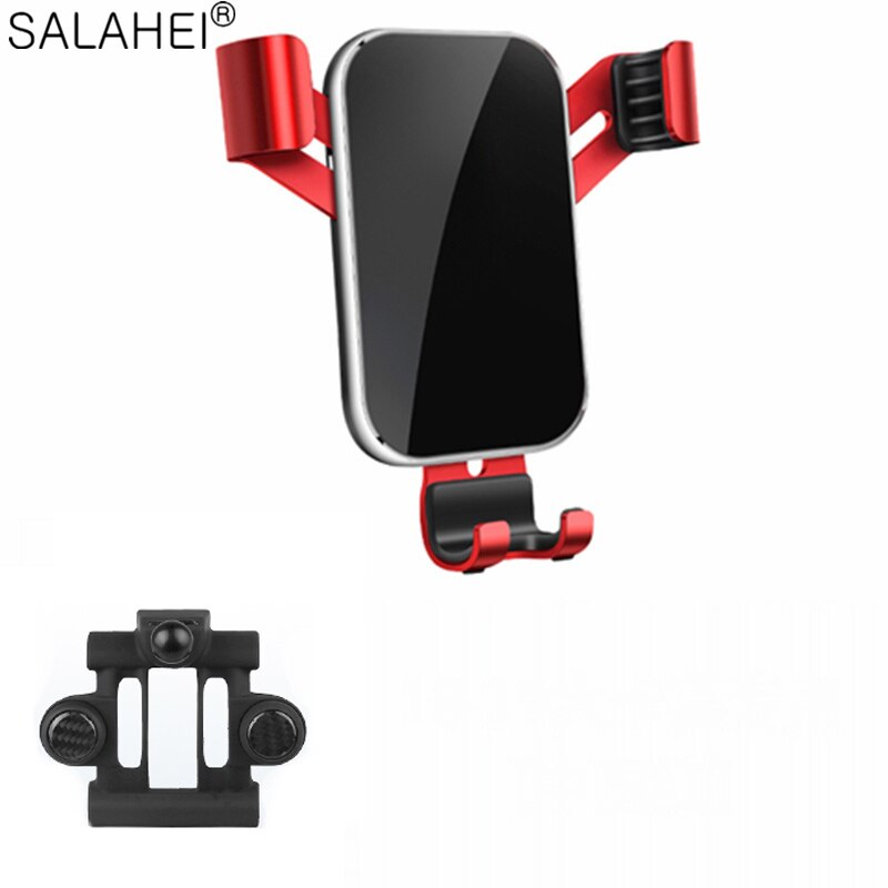 GPS Car Phone Holder Mobile Phone Holder Stand For Alfa Romeo Giulia 17-20 Air Vent Mount Cell Phone Support in Car Phone Stand: Red