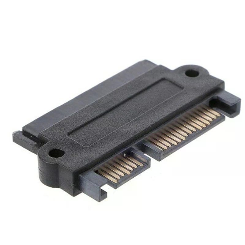 SFF-8482 SAS 22 Pin to 7 Pin + 15 Pin SATA Hard Disk Drive Raid Plug Adapter