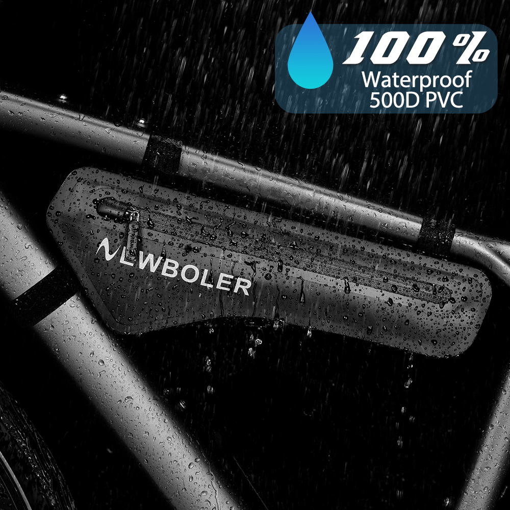 NEWBOLER Fiets Driehoek Tas Fietsframe Voorbuis Tas Waterdichte Fietstas Batterij Fietstas Verpakking Zakje Accessoires