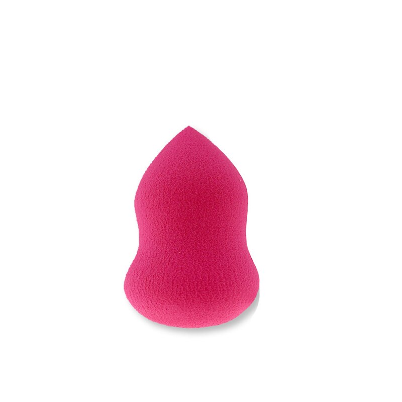 1 st microjoy foundation svamp ansikts makeup svamp kosmetisk puff skönhet kalebass puder puff make up svamp för ansikte: Kalebass rosa röd