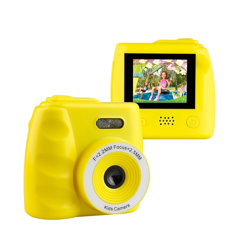 Crianças câmera de vídeo câmera 2.0 Polegada 1080p tela recarregável crianças dos desenhos animados câmera zoom digital com mp3 e jogo