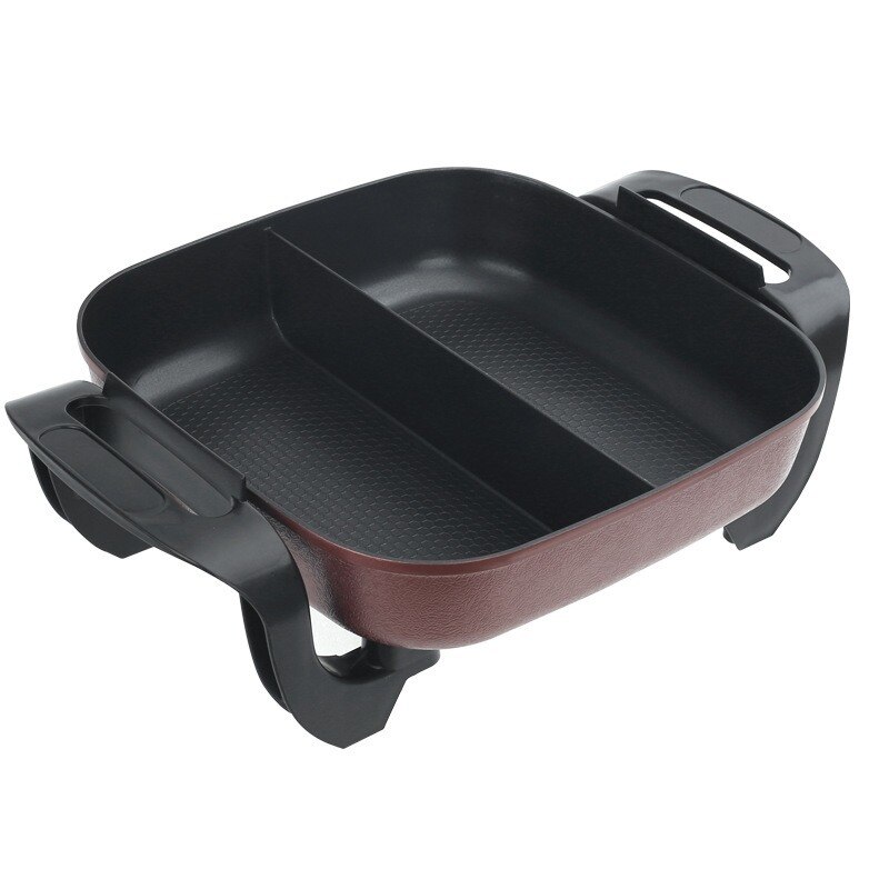 Double-tube Korean multi-function electric cooking pot, boiling stew pot for household dormitory stainless steel rice cooker