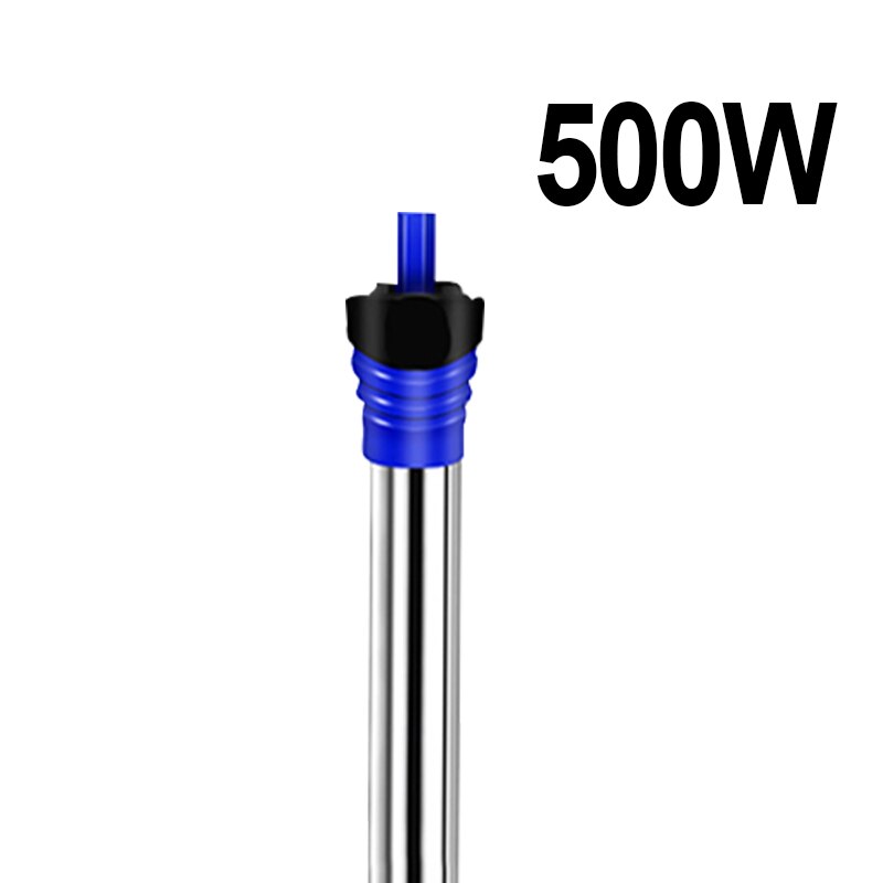 110V/220V 50W-500W Submersible Aquarium Fish Tank Water Heater LED Auto Constant Temperature Heating Rod For Fish Tank Aquarium: 500W / EU Plug